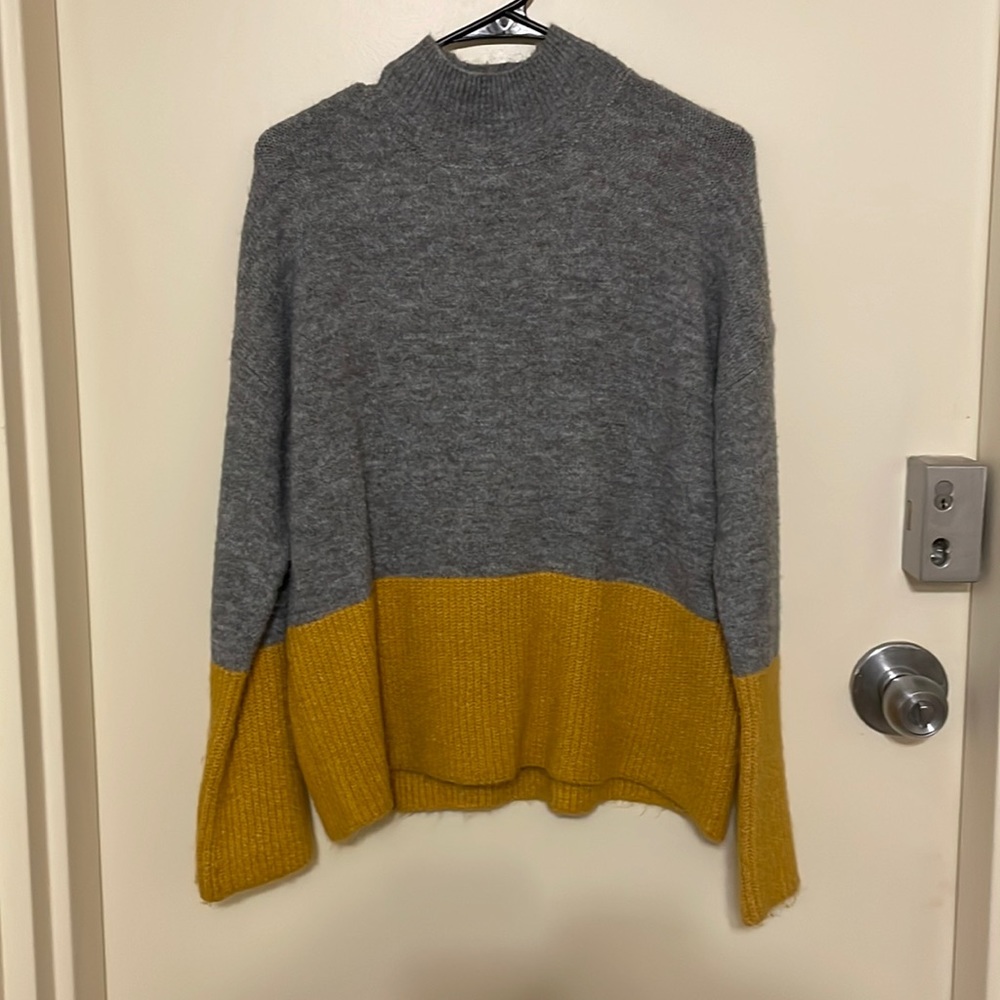 Grey and Gold Sweater (Small)